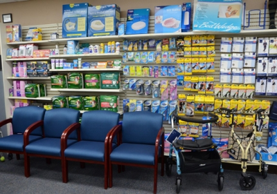 medical equipment inside Towncrest Pharmacy